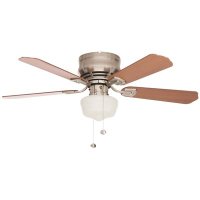 42 in. Ceiling Fan with LED Light Brushed Nickel