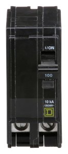 QO 100 amps Plug In 2-Pole Circuit Breaker