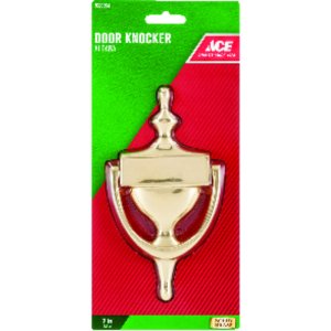 7 in. L Brass Door Knocker