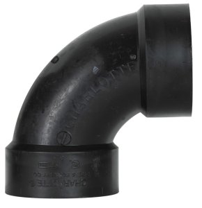 3 in. Hub x 3 in. Dia. Hub ABS 90 Degree Elbow