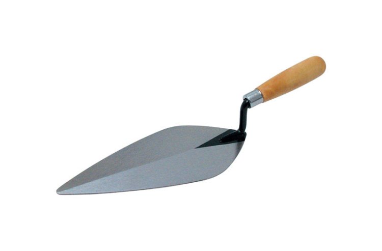 QLT 4-3/4 in. W Polished Steel London Brick Trowel