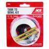 Tank to Bowl Kit Brass/Rubber