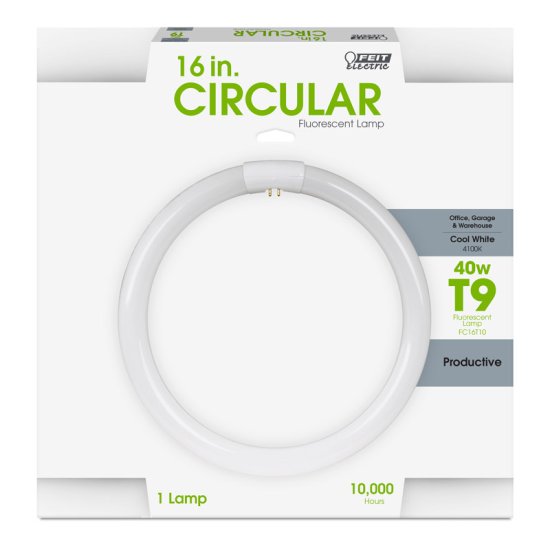 Electric 40 watt T9 16 in. L Fluorescent Bulb Cool White Circul