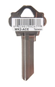 House/Office Key Blank Single sided For Weslock Locks