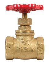 3/4 in. 3/4 in. Brass Stop and Waste Valve
