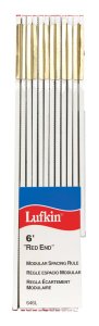 Red End 72 in. L x 5/8 in. W Wood Folding Masonry Rule SA