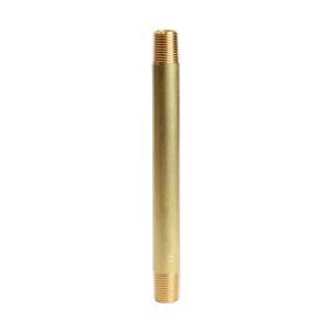 (image for)  1/8 in. MPT X 1/8 in. D MPT Yellow Brass Nipple 4 in. L