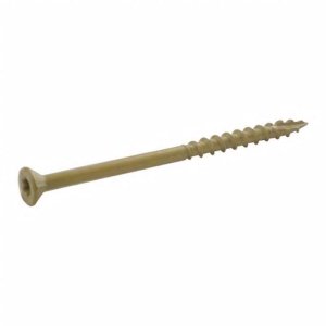 9 X 2 in. L Star Flat Head Deck Screws 25 lb