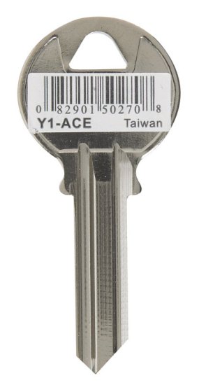 Y1 House Key Blank Single sided For Yale Locks