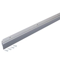Silver Aluminum Sweep For Standard Door 36 in. L X 1/4 in.