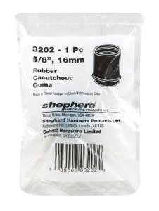 Rubber Leg Tip Black Round 5/8 in. W 40 pk