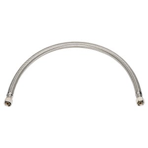 (image for) 3/8 in. Compression X 3/8 in. D Compression 60 in. Stainless Steel Supply Line