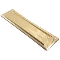 Bright Brass Mail Slot Mounting Hardware Included