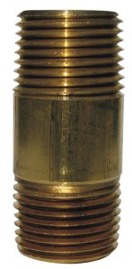 3/8 in. MPT x 3/8 in. Dia. x 1-1/2 in. L MPT Brass Nipple