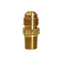 (image for)  3/8 in. Flare X 1/4 in. D Male Brass Adapter