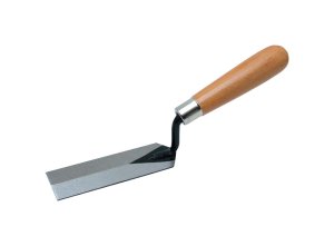 QLT 2 in. W Polished Steel Margin Trowel