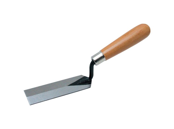 QLT 2 in. W Polished Steel Margin Trowel