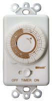 Indoor Wall Switch Timer 120 volt White