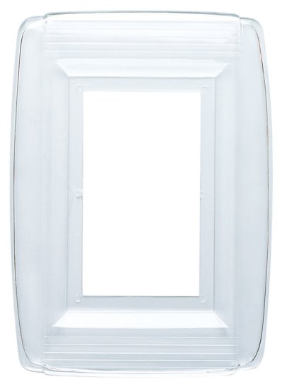 Clear 1 gang Plastic Wall Plate 1 pk