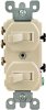 15 amps Single Pole or 3-way Duplex Combination Switch I