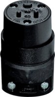 Commercial Rubber Grounding Connector 5-15R 18-12 AWG 2