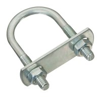(image for) 1/4 in. X 1-1/8 in. W X 2-1/4 in. L Coarse Zinc-Plated Steel U-Bolt