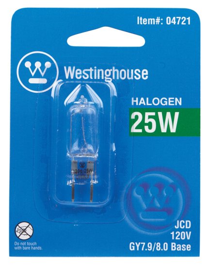 25 W T4/G8 Decorative Halogen Bulb 255 lm White 1 pk