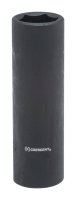 Crescent 17 mm X 1/2 in. drive Metric 6 Point Deep Impact Socket