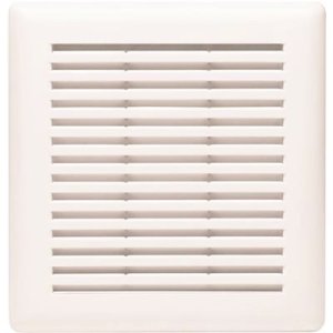 Replacement Grille in White, includes Motor and Mounting plate