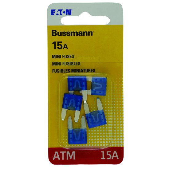 15 amps ATM Blade Fuse 5 pk