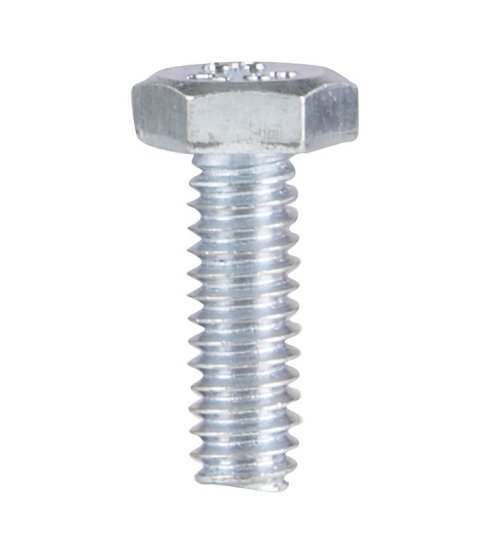 1/4 in. Dia. x 3/4 in. L Zinc Plated Steel Hex Bolt 100