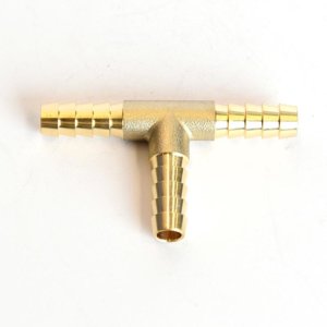 Brass 5/16 in. D X 5/16 in. D Tee Connector 1 pk