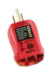 110-125 VAC LED Outlet and GFCI Tester 1 pk