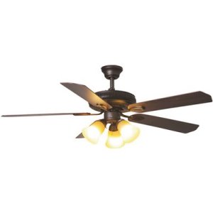 (image for) Glendale 52 in. Indoor Oil Rubbed Bronze Ceiling Fan with Light Kit