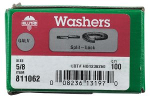 5/8 in. Dia. Hot-Dipped Galvanized Steel Split Lock Wash