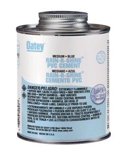 Rain-R-Shine Blue Cement For PVC 16 oz.