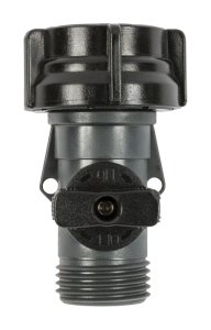 Plastic Threaded Male Hose Shut-off Valve