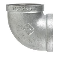 1/4 in. FPT x 1/4 in. Dia. FPT Galvanized Malleable Iron 9