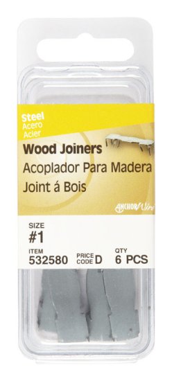 3/8 in. Galvanized Steel Wood Joiner 6 lb.