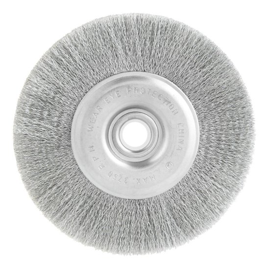 5 in. Fine Crimped Wire Wheel Brush Steel 3750 rpm 1 pc.