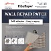 (image for) 4 in. x 4 in. Reinforced Aluminum White Self Adhesive Wall Patch