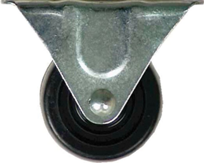 3 in. Dia. Soft Rubber Caster 175 lb. 1 pk