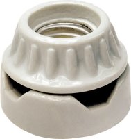 Porcelain Incandescent Medium Base Surface Socket 1 pk