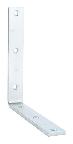 8 in. H x 1.25 in. W x 8 in. D Zinc Inside L Corner Brace