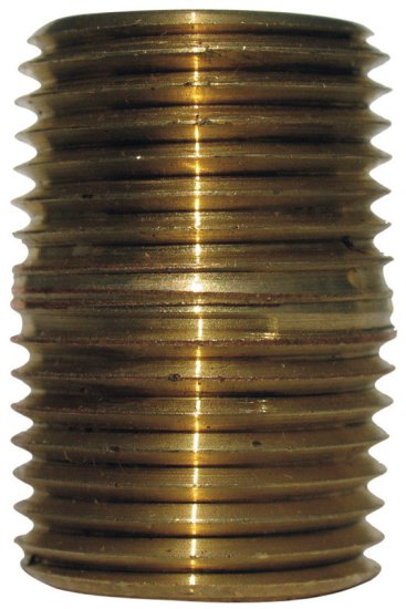 3/8 in. MPT Brass Close Nipple