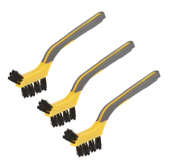 7 in. L Nylon Grout Brush