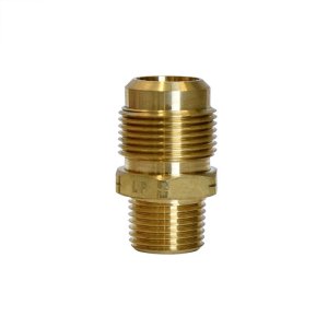 (image for)  3/4 in. Flare X 1/2 in. D MPT Brass Adapter