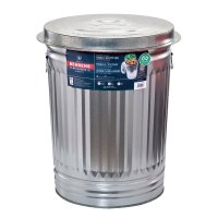 31 gal. Galvanized Steel Garbage Can Lid Included Animal