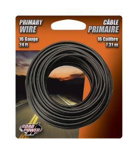 24 ft. 16 Ga. Primary Wire Black