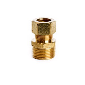 (image for)  5/8 in. Compression X 3/4 in. D Male Brass Compression Connector